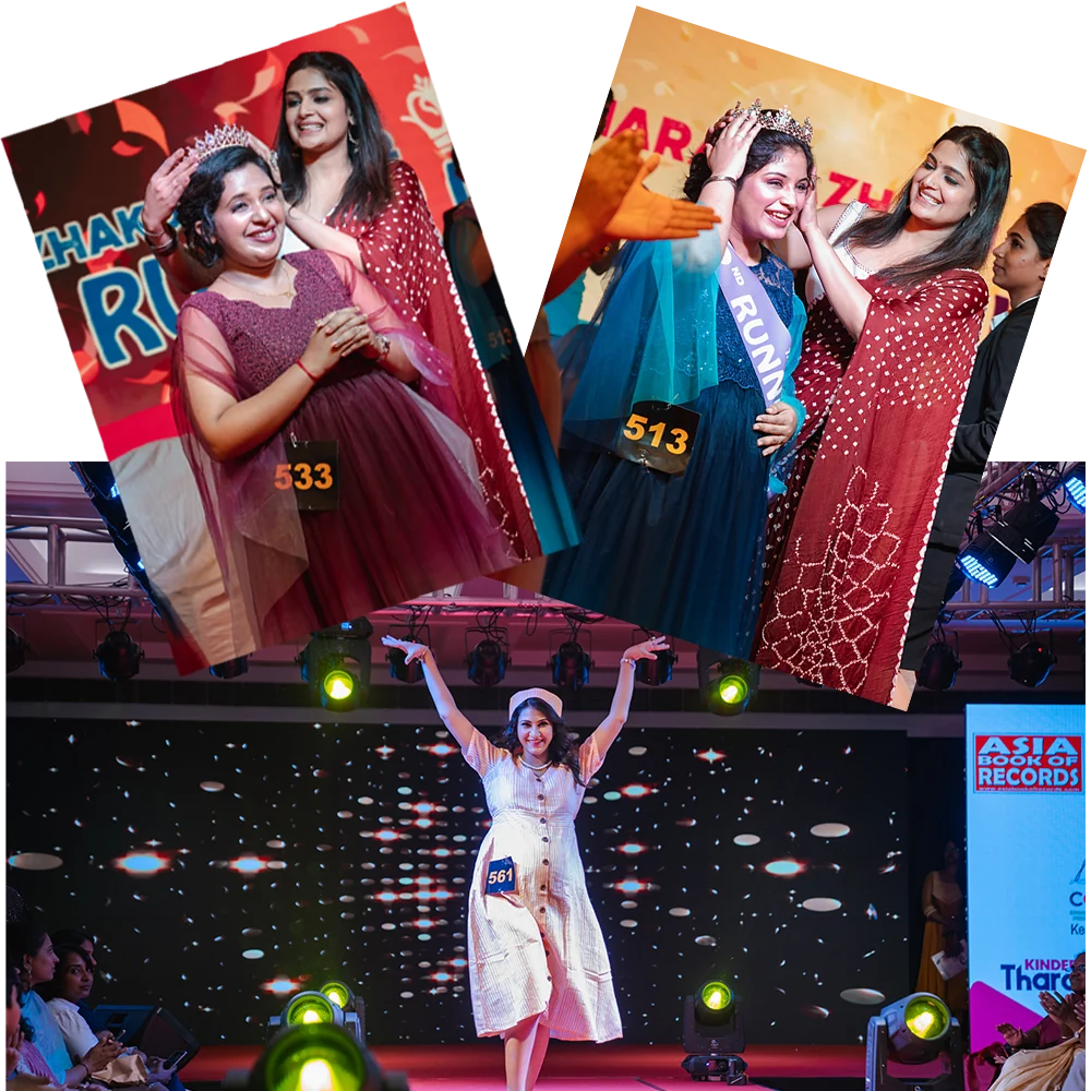 Contestants on the Tharattazhaku ramp